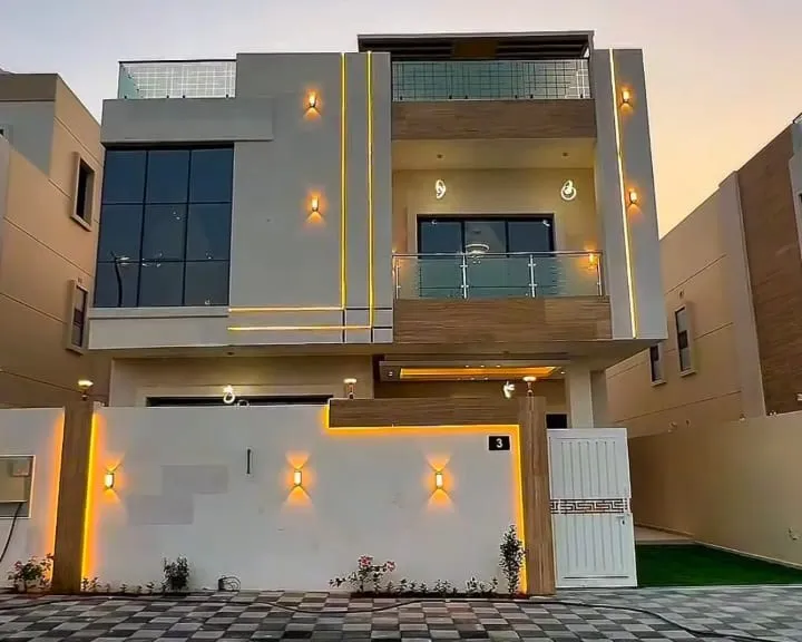 Modern 6 Bedroom Villa with Open Roof in Ajman